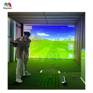 <span class=keywords><strong>Simulateur</strong></span> de <span class=keywords><strong>golf</strong></span> Mayeter avec projecteur tout-en-un, projection interactive HD pour l'entraînement et le divertissement - Product Image 2