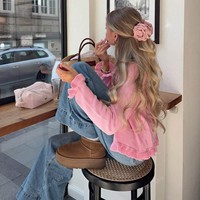 Personnalisé Automne Hiver Femmes Dentelle Design Décontracté Cardigan Tricoté Nouveau Style Pull à Manches Longues à la Mode Fabricant de Manteau de Finition