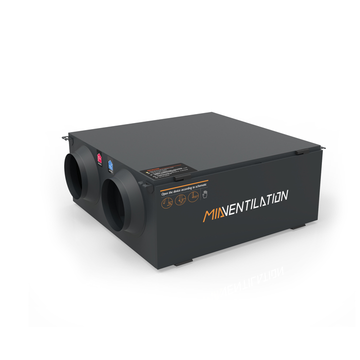 Hvac System Double Way Ventilator Duct Ventilation Fan With Co2 Pm2.5