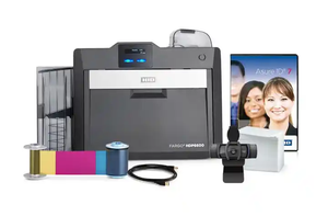 Imprimante de cartes PVC Fargo HID HDP6600 originale, machine <span class=keywords><strong>d</strong></span>'impression par transfert pour cartes <span class=keywords><strong>d</strong></span>'identité, NFC, plastique, impression recto-verso, cartes <span class=keywords><strong>d</strong></span>'accès ID/IC - Product Image 2