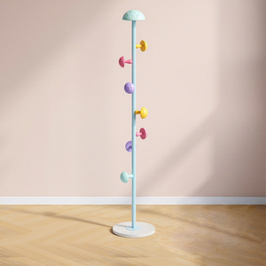 ราวแขวนเสื้อผ้าแนวตั้ง<span class=keywords><strong>รูป</strong></span>ทรงสี่เหลี่ยมผืนผ้าลาย<span class=keywords><strong>การ์ตูน</strong></span>น่ารัก โครงโลหะแข็งแรงทนทาน สำหรับห้องนอนเด็ก ประหยัดพื้นที่ ใช้แขวนเสื้อผ้าและ<span class=keywords><strong>รองเท้า</strong></span> - Product Image 3