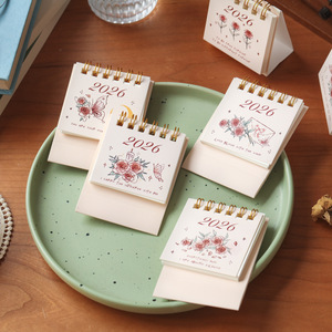 Calendario Serie Rose, Mini Calendario da Scrivania, Calendario di Cancelleria 2026 - Product Image 5