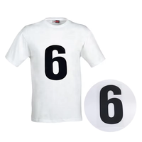 Vêtements de football/soccer personnalisés de haute qualité, numéros à transfert thermique, logo imprimé à l'écran, étiquette thermocollante pour vêtements de sport