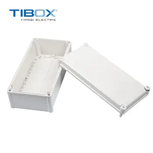 TIBOX IP66ABS防水エンクロージャー/電気メーターボックス防水スイッチケースターミナルボックスプラスチックライトスイッチボックス