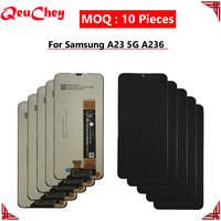 MOQ: 10 Piezas al por Mayor para Samsung Galaxy A23 5G A236 A236B A236U, Pantalla LCD Táctil con Marco o sin Marco