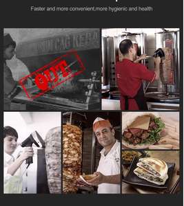 Cortador de kebab eléctrico de Turquía, batería de litio recargable de mano, <span class=keywords><strong>cuchillo</strong></span> rebanador de kebab especial de Oriente Medio - Product Image 6