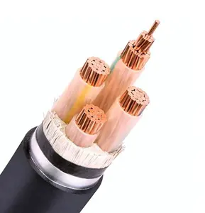 Low to High Voltage Low Smoke and No Halogen Copper/Aluminum Conductor XLPE Insulated Swa Armoured Electrical Power Cable