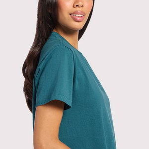 Camisetas de Manga Corta para Mujer, Hechas en Fábrica, de Algodón Multicolor, Ropa Casual con Logotipo Personalizado - Product Image 4