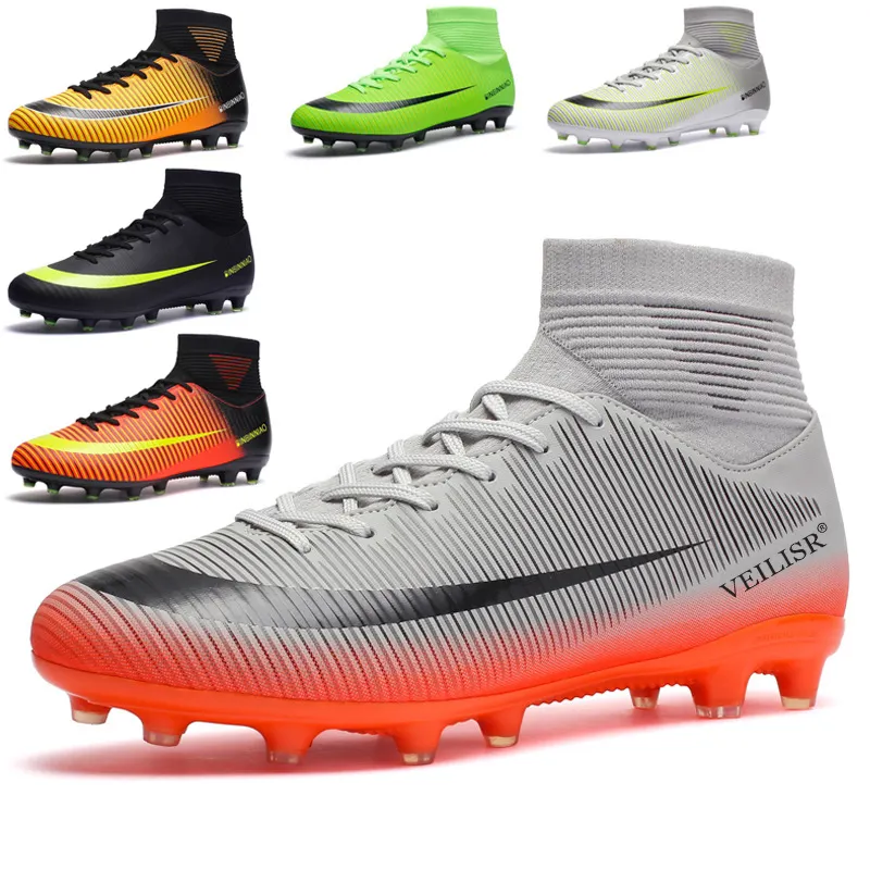 Outdoor Competition Training Adults Youth Athletic Sneaker Men Football Boots Zapatos De Futbol Soccer Cleats Shoes