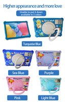 Tableta Resistente a Caídas con Funda de Silicona, Tableta de Aprendizaje y Juegos de 10 Pulgadas, Tableta Android para Niños, Venta al por Mayor de Fábrica