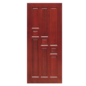 Puerta interior principal de madera moderna GA-07S Classic de tamaño personalizado, multipanel, con núcleo sólido de madera noble. - Product Image 3