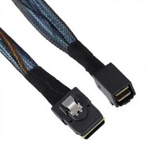 Cable Mini SAS HD LUNG KAY SFF-8643 a SFF-8087 de 36 Pines y 12 Gbps, Cable de Datos Interno de Alta Velocidad para Servidor con Blindaje de Nailon Trenzado - Product Image 1