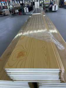 Nouveau <span class=keywords><strong>panneau</strong></span> sandwich en acier ignifuge et PU, isolation murale, cloison écologique pour salle de bain, sous-sol et décoration de bâtiment - Product Image 4