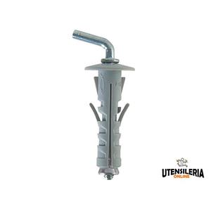 Bouchon nylon Fischer SB 9/8 avec crochet court (100pcs) - Product Image 1