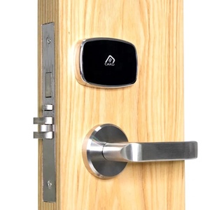 Nouvelle serrure à mortaise en acier inoxydable 304 pour chambres d'hôtel/motel, serrure mécanique à carte-clé, épaisseur de porte 38-55 mm, batterie AA 12 mois - Product Image 2