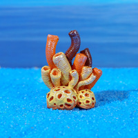 Vente en gros d'ornements d'aquarium marins en résine artificielle multifonctionnels, grand récif coloré en pierre