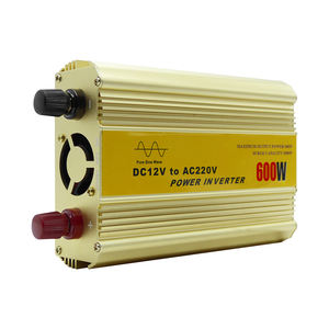 Onduleur domestique monophasé 600W de haute qualité DC AC 12V 24V 220V prise USB onde sinusoïdale Pure pour batterie au Lithium solaire - Product Image 2
