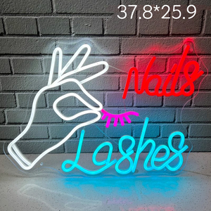 Barra <span class=keywords><strong>de</strong></span> luz <span class=keywords><strong>de</strong></span> neón brillante con letras en inglés KTV para interiores, pintura LED acrílica, decoración artística <span class=keywords><strong>de</strong></span> la calle comercial - Product Image 2