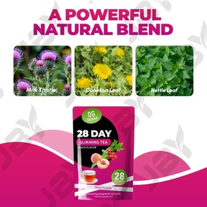 JBY Té de Hierbas Personalizado para Limpieza y Adelgazamiento de 28 Días, Mezcla para el Bienestar Digestivo y Desintoxicación Natural, Fórmula Vegana para Adultos - Product Image 3