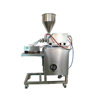 Machine de recouvrement de crème et de miettes pour gâteaux ZD200-001 entièrement automatique de haute précision ±1g, machine de remplissage automatique pour pâte à gâteau et confiture