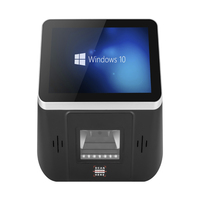 Terminal de point de vente tactile Licon A100 8 pouces avec lecteur de codes-barres 2D, 128 Go, J4125, en plastique, certifié CE, pour vérification des prix (Windows/Android)