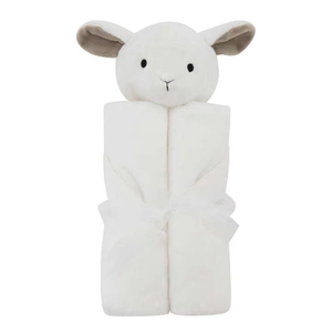 <span class=keywords><strong>Couverture</strong></span> personnalisée à tête d'animal en peluche <span class=keywords><strong>ourson</strong></span> lapin agneau sucette peluche <span class=keywords><strong>polyester</strong></span> éléphant animal couvertures de sécurité pour bébé - Product Image 6