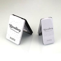 Neues Design Preisgünstige Metall-Raucheretui Weißblech-Zigarettenverpackung Rechteckige Form Leere Blechdose