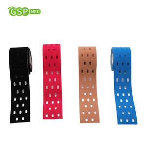 5cm * 5m bande de kinésiologie poreuse coton respirant hyposensible thérapeutique K bande élastique sport <span class=keywords><strong>Kinesio</strong></span> bande échantillon Support - Product Image 2