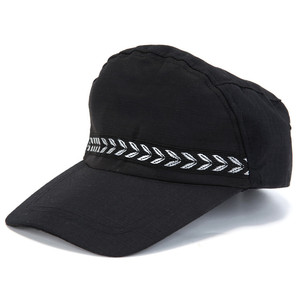 Gorras de Béisbol Monocromáticas de 6 Paneles para Entrenamiento de Seguridad, al por Mayor, de Poliéster/Algodón Negro, Unisex, para las Cuatro Estaciones - Product Image 3