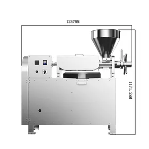 Extractor de sésamo de máquina de procesamiento de aceite de cacahuete de alta calidad potente 5200W 60-70 kg/h para plantas pequeñas de Dubái, de alta calidad, a la venta, en el momento de la entrega