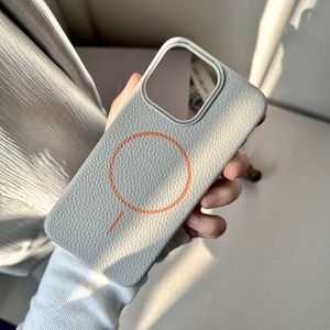 Fabricant de coque de téléphone Litchi cuir Texture téléphone Smartphone couverture pour iPhone 16 Pro Max 16e 15 Plus 14 13 Mini 12 11X8 - Product Image 3