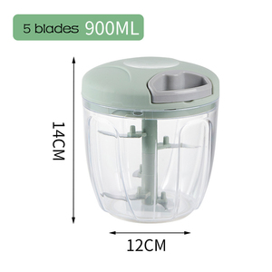 Picadora de ajo portátil de 900ml para picar ajo/jengibre/Chile/cebolla/carne - Product Image 5