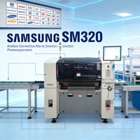Machine de Placement SMT Entièrement Automatique de Grade Industriel SM320 pour Ligne Complète d'Assemblage de PCB Automobile, Électronique et Médical