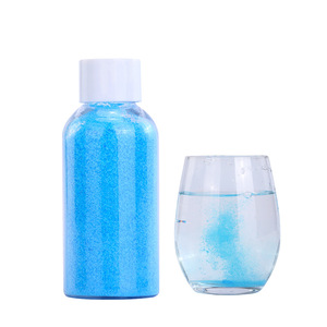 Polvo limpiador para herramientas de barbería, solución de limpieza reutilizable azul para equipos de peluquería - Product Image 1