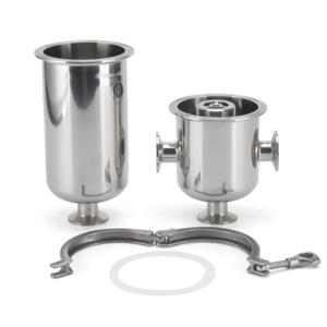 Корпус воздушного фильтра Chengtong из пищевой нержавеющей стали 304/316L с быстросъемным ручным креплением для фильтрации паров и газов в кулинарии - Product Image 4