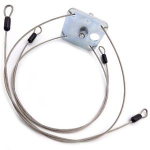 鋼線ロープ安全のための側面圧力型張力センサー,ワイヤーロープスリング天井サスペンションケーブルキット - Product Image 1