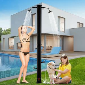 CYEN Alta Calidad Ecológica Montaje simple portátil negro <span class=keywords><strong>35</strong></span> <span class=keywords><strong>litros</strong></span> doble personas <span class=keywords><strong>piscina</strong></span> <span class=keywords><strong>ducha</strong></span> al aire libre <span class=keywords><strong>ducha</strong></span> <span class=keywords><strong>solar</strong></span> - Product Image 1