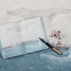 LABON-Cuaderno Kawaii de <span class=keywords><strong>ballena</strong></span>, diario de tapa dura, páginas de Color, Agenda, planificador, regalo de papelería de Corea - Product Image 2