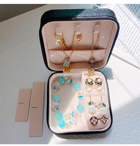 Pink Fashion Travel Box <b>Jewelry</b> <b>Storage</b> Packaging Case Organizer and Travel <b>Jewelry</b> <b>Storage</b> Box - Product Image 4