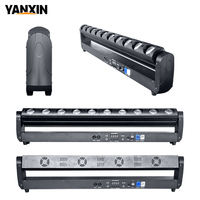 Projecteur professionnel à 10 têtes LED RGBW avec faisceau de balayage, contrôle DMX512, lumière stroboscopique à pixels pour scène, concerts, discothèques et boîtes de nuit