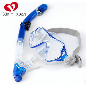 Ensemble de plongée avec tuba pour adultes aux prix d'usine : Lunettes de plongée avec tuba à large champ de vision et verre trempé haute transparence - Product Image 3