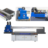 Impresora de inyección de tinta plana UV de grado industrial duradera y eficiente a precio de fábrica para vidrio, metal, madera y plástico