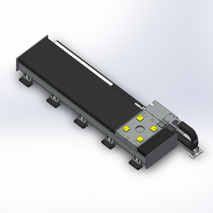 Série de portiques à structure de treillis avec couvercle de soufflet de rail de déplacement de 7e axe non standard, dotée de composants moteur PLC, d'engrenages et de roulements - Product Image 3
