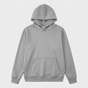 NOUVEAU Sweat à capuche épais en molleton 320 g/m² avec couche d'air chaud, couleur unie, unisexe, en coton et polyester pour hommes - Product Image 1