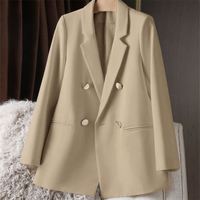 Vente en gros 2025 printemps automne dames Blazer bureau Design de mode boutons en métal femmes veste de costume