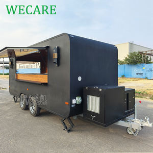 WECARE Café, Bar, Camion de crème glacée, Camion de pizza, Camion de restauration rapide mobile, Vente ambulante, <span class=keywords><strong>Voiture</strong></span> de restauration, Remorque alimentaire pour hot-dogs entièrement équipée - Product Image 2