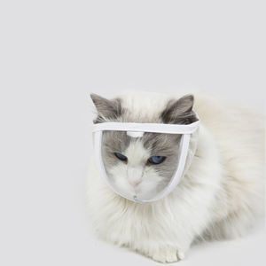 Bozal para Gatos, Duradero, Cómodo, Transpirable y Seguro, Protector de Cabeza para Gatos para Prevenir Mordeduras y Arañazos - Product Image 1