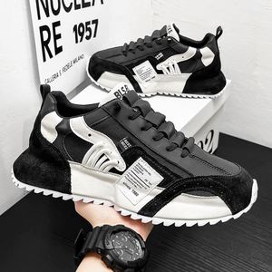 Zapatillas Deportivas Casuales de Malla para Hombre, con Cordones, Punta Redonda, Transpirables, Estilo Caminata, Suela Gruesa, para Todas las Temporadas - Product Image 3