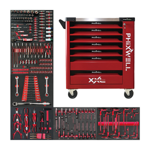 Carrito de <span class=keywords><strong>Herramientas</strong></span> Profesional <span class=keywords><strong>para</strong></span> <span class=keywords><strong>Taller</strong></span> Automotriz con 7 Cajones y Ruedas, con Logotipo y Color Personalizados, con <span class=keywords><strong>Herramientas</strong></span> <span class=keywords><strong>para</strong></span> Reparación de Automóviles - Product Image 1