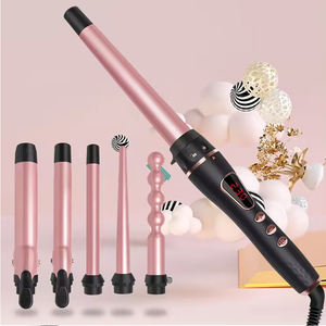 Styler multifonction interchangeable 6 en 1, fer à friser, fer à friser pour cheveux, ensemble de pinces, fer à friser pour cheveux, baguette à friser - Product Image 1